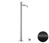 Daniel Brooklyn Смеситель для раковины напольный, излив 18,7 см, с внутр. частью, цвет: черный мат BY68815