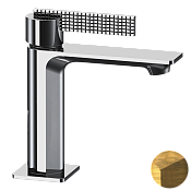 Daniel Club Смеситель для раковины, без донного клапана, излив 20,1 см, цвет: латунь состаренная ANC606N63