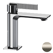 Daniel Club Смеситель для раковины, без донного клапана, излив 20,1 см, цвет: сталь ANC606NXV