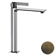 Daniel Club Смеситель для раковины высокий, без донного клап., излив 31,6 см, цвет: латунь сан-марко ANC607BSM