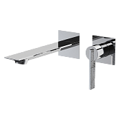 Daniel Club Смеситель для раковины встраиваемый, излив 19,8 см, с внутренней частью, цвет: хром ANC632PLCR