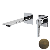 Daniel Club Смеситель для раковины встраив., излив 19,8 см, с внутр. частью, цвет: латунь сан-марко ANC632PLSM