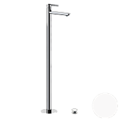 Daniel Club Смеситель для раковины напольный, излив 18,1 см, с внутрен. частью, цвет: белый матовый ANC68814