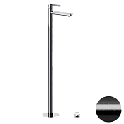 Daniel Club Смеситель для раковины напольный, излив 18,1 см, внутрен. часть, цвет: черный браш. хром ANC688FZ