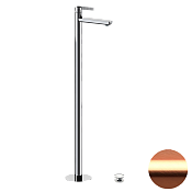 Daniel Club Смеситель для раковины напольный, излив 18,1 см, с внутренней частью, цвет: медь браш ANC688RP