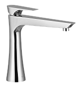 Daniel Diva Смеситель для раковины высокий, без донного клапана, излив 22,5 см, цвет: хром DV607BCR