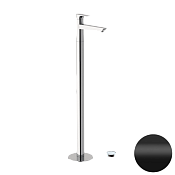 Daniel Diva Смеситель для раковины напольный, излив 19 см, с внутренней частью, цвет: черный матовый DV68815