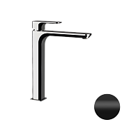 Daniel Tiara Смеситель для раковины высокий, без донного клап., излив 29,8 см, цвет: черный матовый TA607B15
