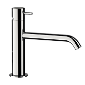 Daniel Tokyo Смеситель для раковины, без донного клапана, излив 17,9 см, цвет: хром TK606XNCR