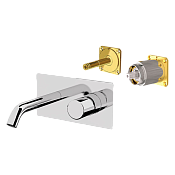 Daniel Trilogy Смеситель для раковины встраиваемый, излив 16,6 см, внешняя часть, цвет: хром TG632KBCR