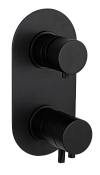 Daniel Suvi Thermo Смеситель для душа термостатический, на 3 потреб., внеш. часть, цвет: черный мат ST20612D3KB15