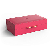 Decor Walther Brownie Box L Универсальная коробка 30х18х9,5h см, искусственная кожа, цвет: пурпурный 0939897