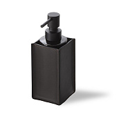 Decor Walther Nappa SSP Дозатор для мыла, настольный, чехол из нат. кожи, цвет: черный 0939090