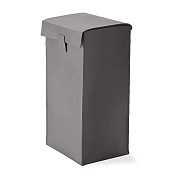 Decor Walther Nappa Корзина для белья напольная 37x30x66h см, натуральная кожа, цвет: дымчато-серый 0938893