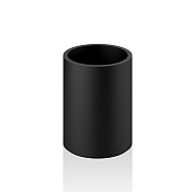 Decor Walther Black Stone Ber Стакан настольный, искусственный камень, цвет: черный матовый 0971560