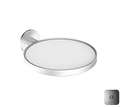 Almar Accessories Мыльница для ванной с акриловой чашей, подвесная, цвет: chrome E085003.CR
