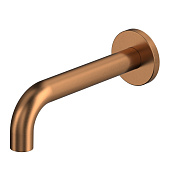 Whitecross Y Излив настенный с скрытым аэратором 21 см, цвет: брашированная медь Y1200CPB