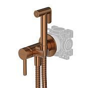 Whitecross Y Гигиенический душ встраиваемый, комплект, шланг 125 см, цвет: медь брашированная SYSYBI2CPB