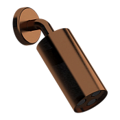 Daniel Steel Верхний душ круглый d8 см, с 1 видом струи, цвет: медь брашированная PVD SS3A578LP