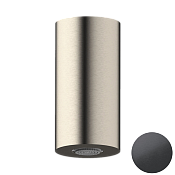 Daniel Steel Верхний душ круглый d5 см, с 1 видом струи, цвет: черный брашированный PVD SS1A578PECM10