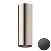 Daniel Steel Верхний душ круглый d5 см, с 1 видом струи, цвет: черный брашированный PVD SS1A578PECM15