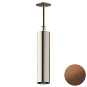 Daniel Steel Верхний душ круглый d5 см, с 1 видом струи, цвет: медь брашированная PVD SS3A578PELCM20