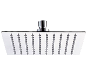 Daniel Верхний душ квадратный 20 см, с 1 видом струи, цвет: хром A579CM20