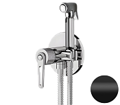 Daniel Brooklyn Гигиенический душ со смесителем и внутренней частью, цвет: черный матовый BY645DCZ15