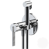 Daniel Club Гигиенический душ со смесителем и внутренней частью, цвет: белый матовый ANC645BP4DC14