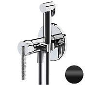 Daniel Club Гигиенический душ со смесителем и внутренней частью, цвет: черный матовый ANC645BP4DC15