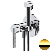 Daniel Club Гигиенический душ со смесителем и внутренней частью, цвет: золото глянцевое ANC645BP4DCDO