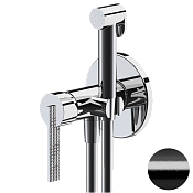 Daniel Club Гигиенический душ со смесителем и внутренней частью, цвет: черный брашированный хром ANC645BP4DCFZ