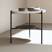 Nic Design Loop Структура для журнального столика ø45х40h , цвет: 064 Matt black 021 103 064