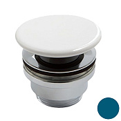 Nic Design Донный клапан Click-clack черный матовый с керамической крышкой, цвет: Denim 076 007 717 076