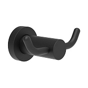 Fima Carlo Frattini Rotola Крючок для полотенец двойной, подвесной, цвет black matt F6004/2NS