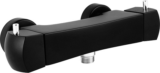 Paini Lady Смеситель для душа накладной, без излива и душевого гарнитура, цвет: черный матовый 89YO511TH