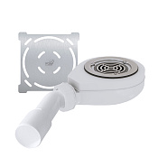 RGW Сифон для поддона с решеткой из нержавеющей стали, цвет: нержавеющая сталь 50241600-01