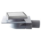 OMP Tea Tirana Трап точечный 11,5 см, с решеткой со щелью для воды/под плитку, цвет: хром 2665.592.8