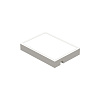 Ritmonio Elementa Мыльница на рейлинг, композит, цвет: white acrylic stone 7N0001F38