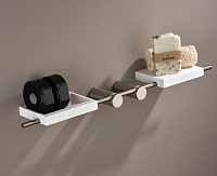 Ritmonio Elementa Мыльница на рейлинг, композит, цвет: white acrylic stone 7N0001F38