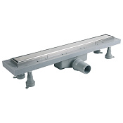 OMP Tea Deflow Дренажный канал 60 см, щельевой, цвет: нержавеющая сталь 973.801.8