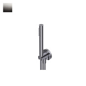 Ritmonio Душевой гарнитур: душевая лейка, держатель с выпуском, шланг 150 см, цвет: ix brushed 72J021IX