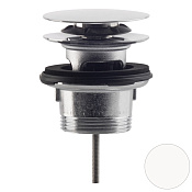 OMP Tea Clicker Донный клапан универсальный click-clack, цвет: белый матовый 8334.060.6.XD