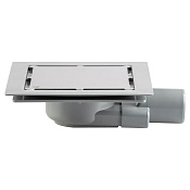 OMP Tea Tirana Unseen Трап точечный 13,5 см, с решеткой под плитку, цвет: хром 2665.698.8