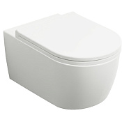 Cielo Smile Унитаз подвесной безободковый 35x53 см, смыв воронка-водоворот, цвет: talco SMVSNWK.TL