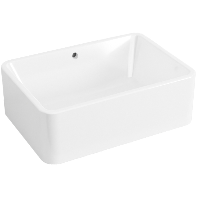 Cielo Shui Comfort Раковина чаша 60x42x20h см, с переливом, цвет: белый глянцевый SHLAA6020