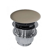 Olympia Донный клапан Click-Clack универсальный с керамической крышкой, цвет: бежевый матовый PIL07C