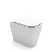 Olympia Tutto Evo Унитаз напольный 53х36 см безободковый, без крышки, цвет: белый матовый TUE1103R11