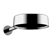 Alpi Ginger Верхний душ d19 см, 1 вид струи, кронштейн настенный 35,2 см, цвет: chrome KI 102 CR