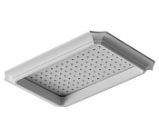 Alpi Groove Потолочный душ встраиваемый 45 см, 1 вид струи, цвет: под покраску GR R301